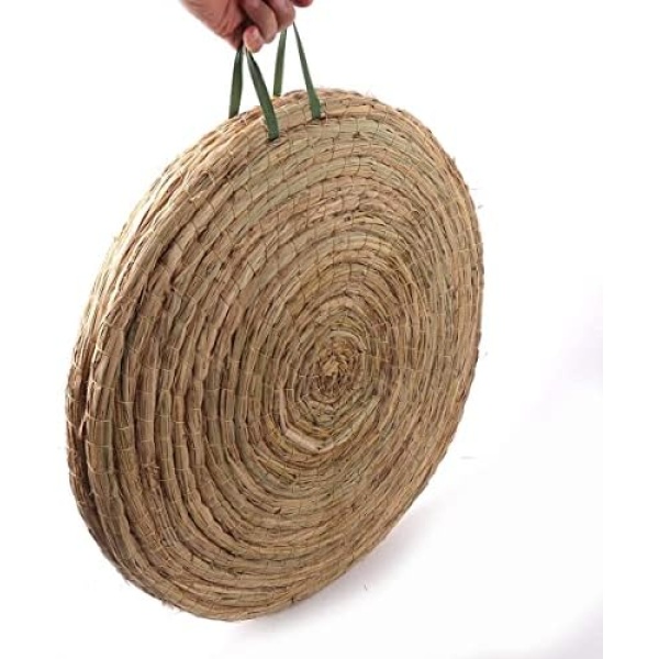 DOSTYLE Traditional Solid Straw Round Archery Target Shooting Bow Coloured Rope Target - Image 9