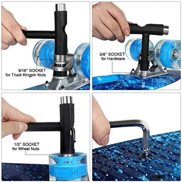 BELEEV Skateboard Complete Cruiser Mini Skateboard for Kids Teens Adults & Beginners - Image 7