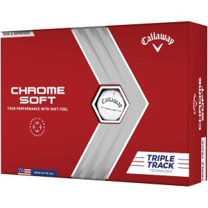 Callaway Golf 2022 Chrome Soft Golf Balls (True Track (Red/Blue)