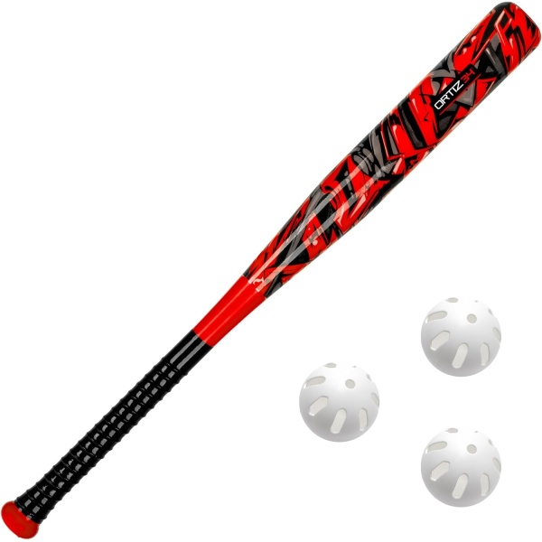 Bat & Ball Set - Graffiti Plastic Bat & Ball Homerun Set- David Ortiz Backyard