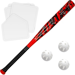 Ortiz34 Grand Slam Set- Graffiti Plastic Bat, 3 Balls, 4 Throw Down Bases
