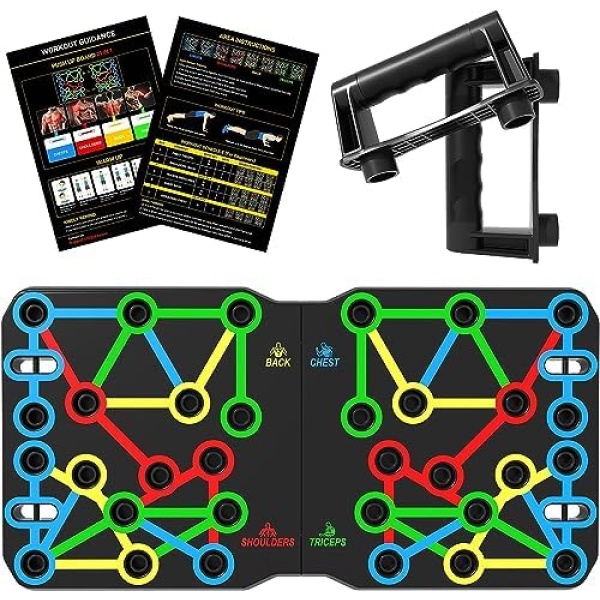 AERLANG Push Up Board-Large PushUps Portable Multi-Function Foldable Push Up