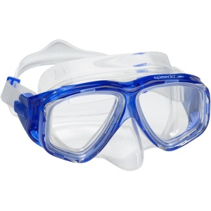 Speedo Unisex-Adult Swim Snorkel Dive Mask Anti-Fog with Nose Cover Adventure