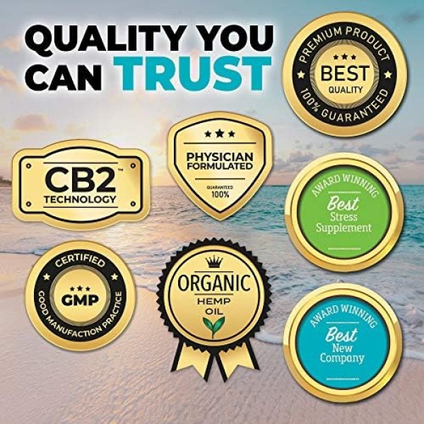 CB2 HEMP OIL CAPSULES [ORGANIC] - Extra Strength Hemp Oil for Pain Relief - Image 6