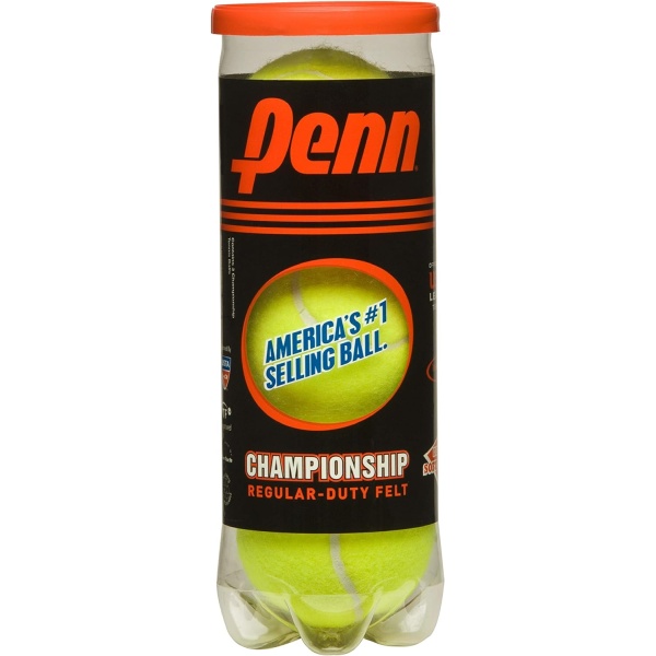 Penn Championship Tennis Balls - Regular Duty Felt Pressurized Tennis Balls