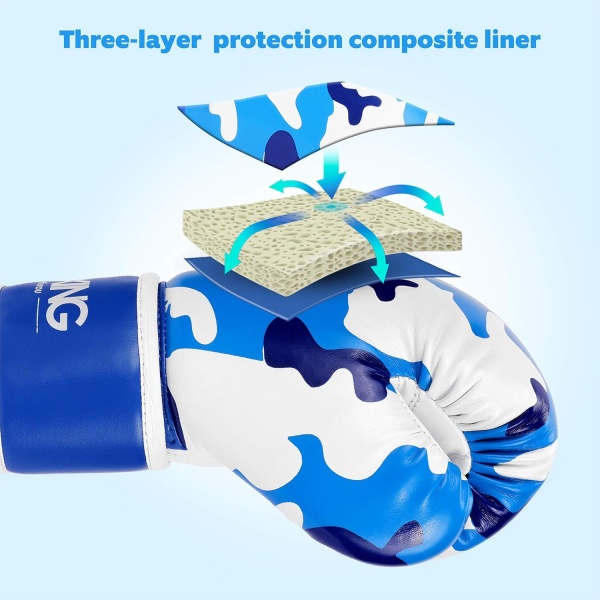 Kids Boxing Gloves, Boxing Gloves for Children 3-9 Youth Boys Girls Toddler PU - Image 5