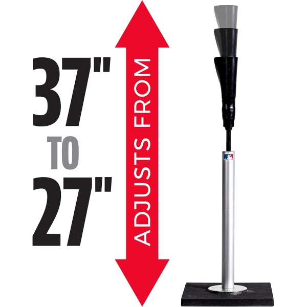 Franklin Sports Portable Batting Tee - Industrial Grade Adjustable Baseball - Image 2