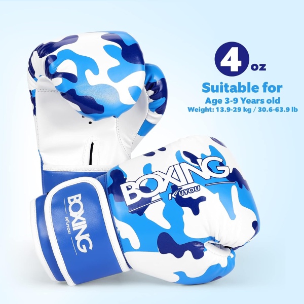 Kids Boxing Gloves, Boxing Gloves for Children 3-9 Youth Boys Girls Toddler PU - Image 2