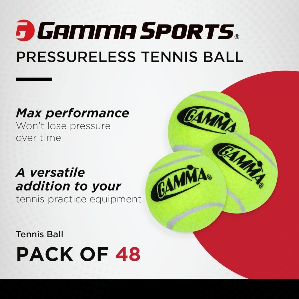 GAMMA Sports Pressureless Tennis Balls Box, Bulk Tennis Balls, Premium Tennis - Image 5