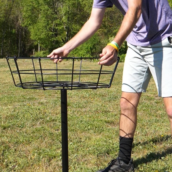 MVP Disc Sports Black Hole Pro 24-Chain Portable Disc Golf Basket Target - Image 3