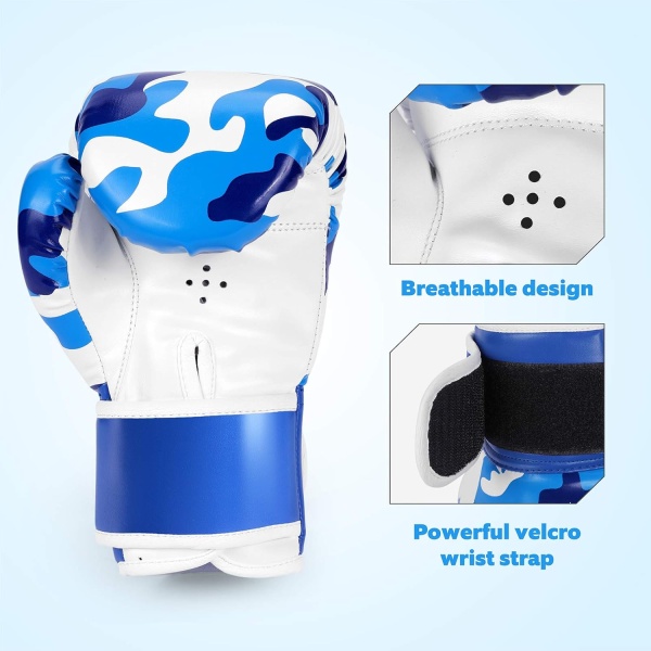 Kids Boxing Gloves, Boxing Gloves for Children 3-9 Youth Boys Girls Toddler PU - Image 4