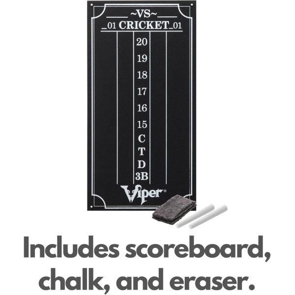 Viper League Pro Regulation Bristle Steel Tip Dartboard Starter Set - Image 4