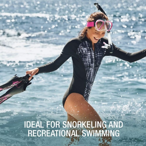 Speedo Unisex-Adult Swim Snorkel Dive Mask Anti-Fog with Nose Cover Adventure - Image 5