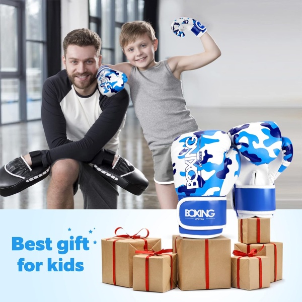 Kids Boxing Gloves, Boxing Gloves for Children 3-9 Youth Boys Girls Toddler PU - Image 7