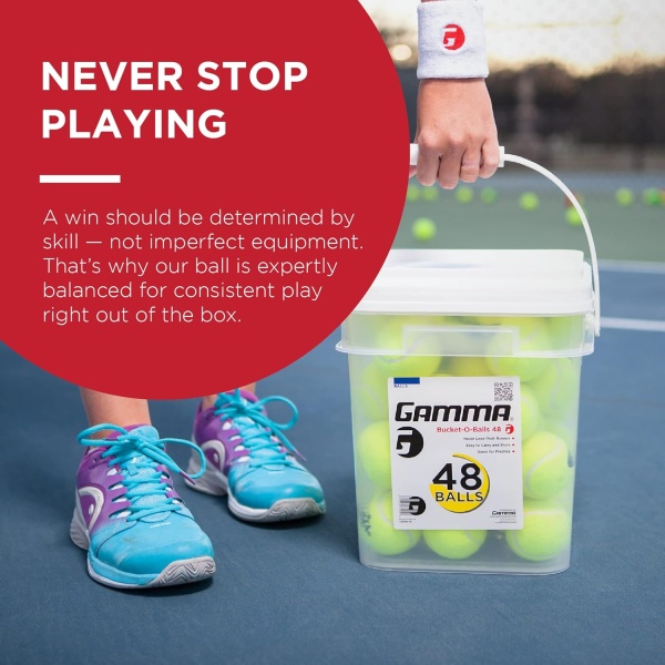 GAMMA Sports Pressureless Tennis Balls Box, Bulk Tennis Balls, Premium Tennis - Image 9