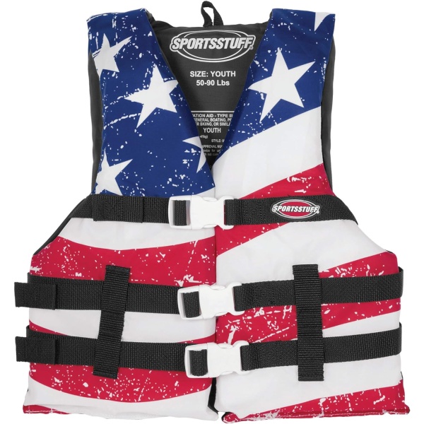 Sportstuff Child Type III Life Jacket US Coast Guard Approved Open Sides