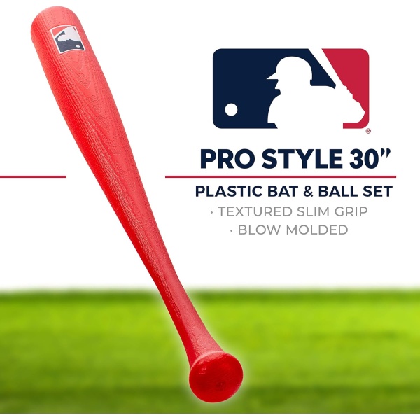 Franklin Sports Plastic Baseball Bat + Ball Set - MLB Kids Plastic Bats - Image 4