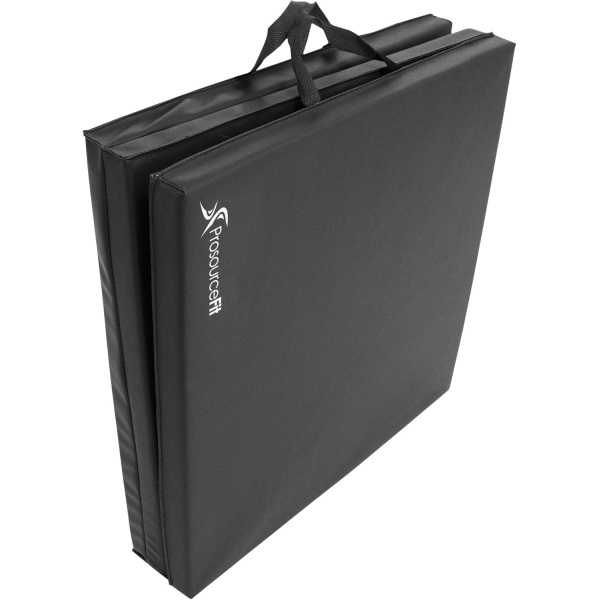 ProsourceFit Tri-Fold Folding Thick Exercise Mat 6’x2’ with Carrying Handles - Image 3