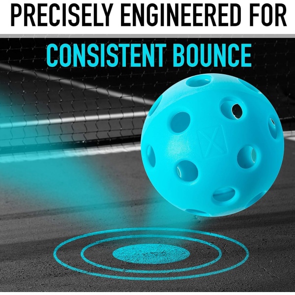 Franklin Sports X-26 Indoor Pickleballs - Indoor Court Pickleball Balls - Image 3