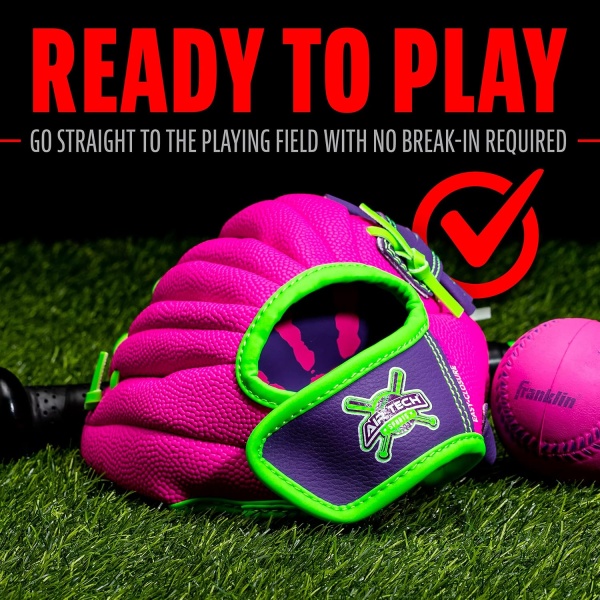 Franklin Sports Air Tech Adapt Series 8.5" Teeball Glove: Right Handed Thrower - Image 6