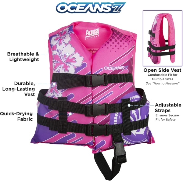 U SCoast Guard Approved, Infant-Child-Youth Life Jacket Vest - Image 2