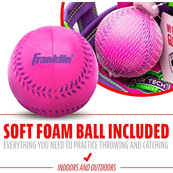 Franklin Sports Air Tech Adapt Series 8.5" Teeball Glove: Right Handed Thrower - Image 3