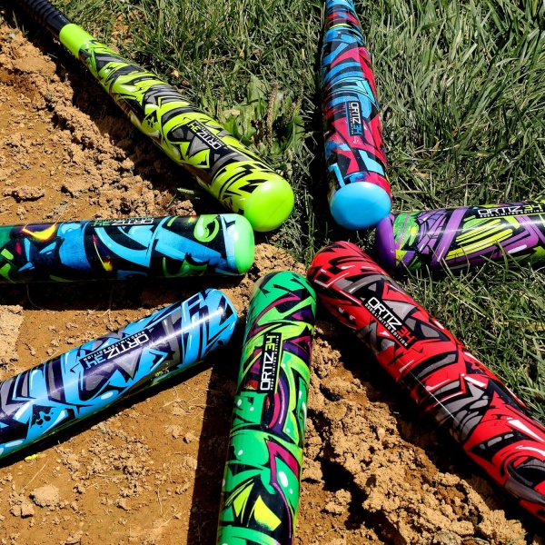 Bat & Ball Set - Graffiti Plastic Bat & Ball Homerun Set- David Ortiz Backyard - Image 7