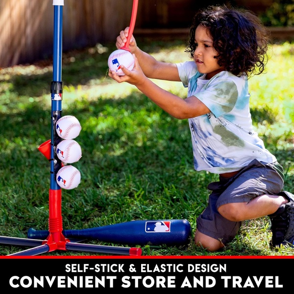 Franklin Sports Grow-with-Me Kids Baseball Batting Tee + Stand Set for Youth - Image 7