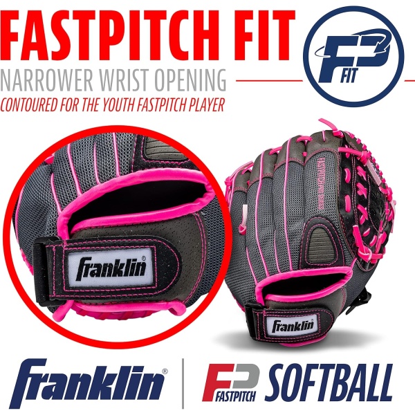 Franklin Sports Girls Softball Glove - Women's Windmill Fastpitch + Slowpitch - Image 5