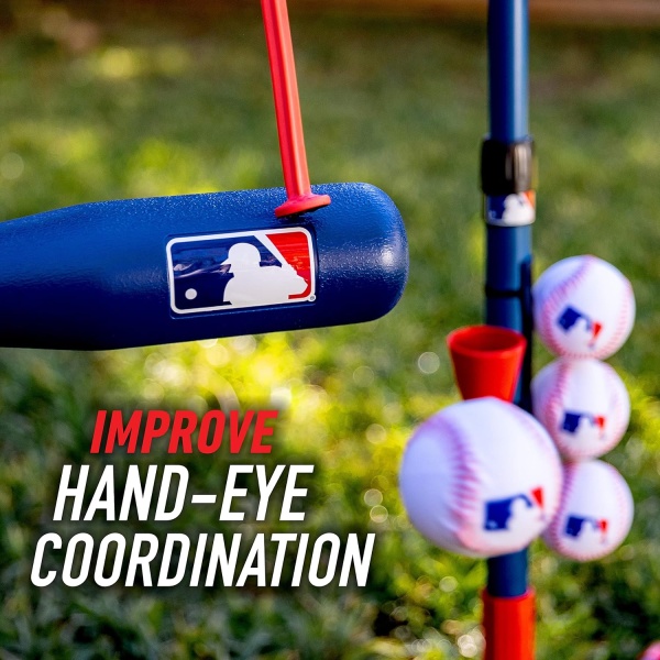 Franklin Sports Grow-with-Me Kids Baseball Batting Tee + Stand Set for Youth - Image 4