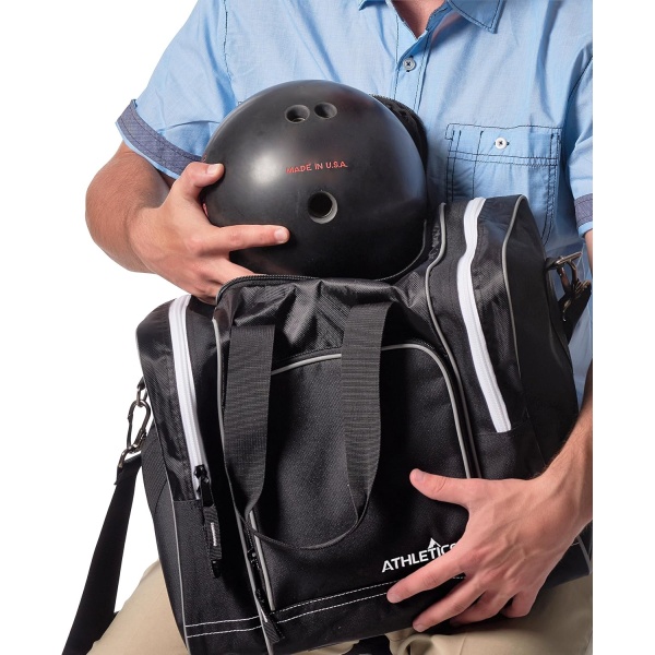 Athletico Bowling Bag for Single Ball - Single Ball Tote Bag With Padded Ball - Image 4
