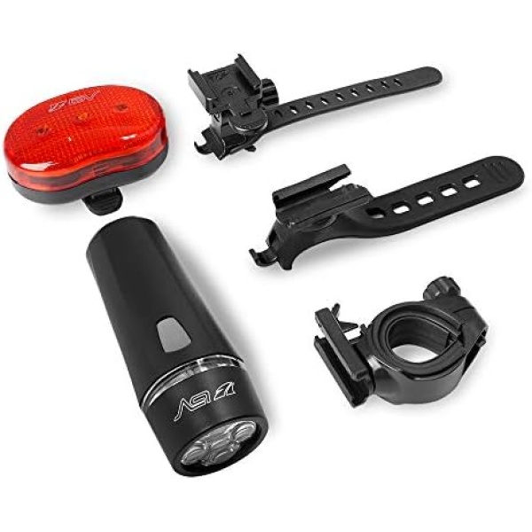 BV Bike Lights, Super Bright with 5 LED Bike Headlight & 3 LED Rear, Bike Lights - Image 8