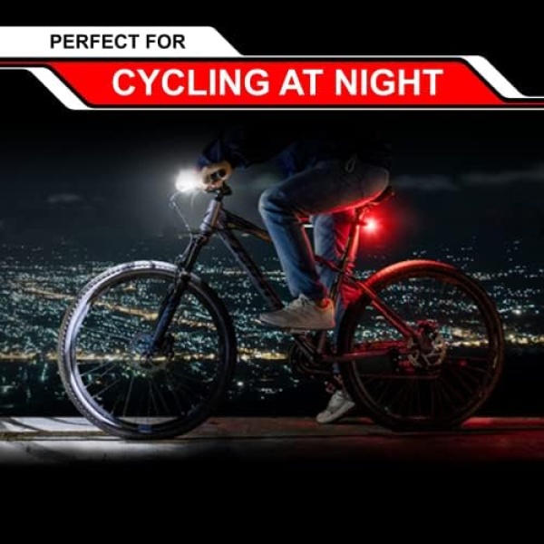 GearLight Rechargeable Bike Light, Bike Headlight and Tail Light Set - Image 8