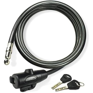 MARQUE Bike Lock with Key – 3/8” (4Ft, 7Ft, 15Ft, 25Ft) Straight Cable Locks