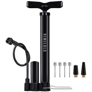 VIMILOLO Bike Pump, Air Bicycle Pump Inflator for Presta and Schrader Valve Tire