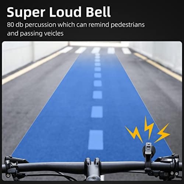 ROCKBROS Bike Bell Classic Bicycle Bell Mountain Bike Bells - Image 2