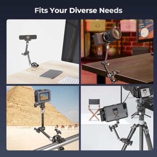 SMALLRIG Magic Arm Clamp Kit, Camera Mount Articulating Friction Arm - Image 7