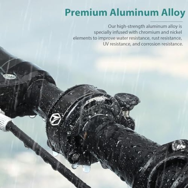 Bike Bell, Aluminum Alloy Bicycle Bells for Adults Kids Max 110 dB, Bike Horn - Image 4