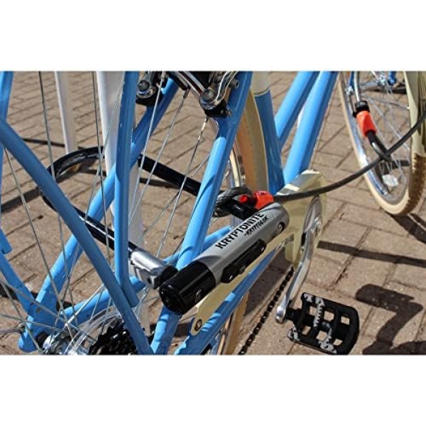 Kryptonite Kryptolok Standard Bike U-Lock with Cable, Heavy Duty Anti-Theft - Image 5